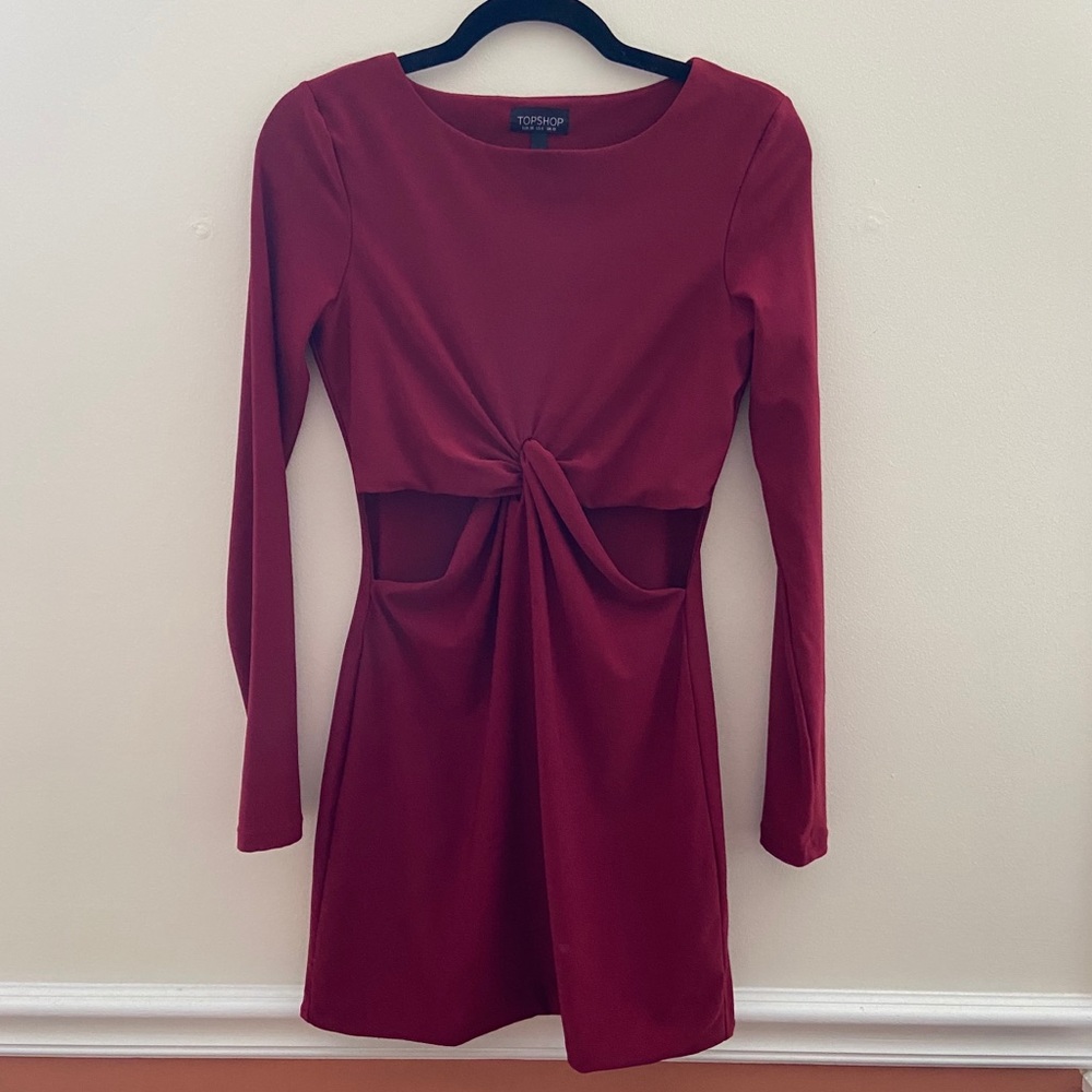 TopShop Long-sleeve Bodycon Dress